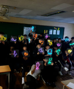 자유학년제 진로직업 방문체험 네온사인