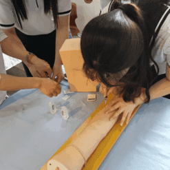 자유학년제 직업체험프로그램 간호사체험4