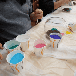 자유학년제 직업체험프로그램 플로리스트체험 테라리움 색모래4