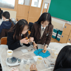 진로직업 방문체험 공예/디자인프로그램 메르고양초만들기7