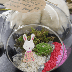 자유학년제 직업체험프로그램 플로리스트체험 행잉플라워다육1