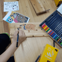 진로직업 방문체험 공예/디자인체험프로그램 원목독서대 만들기2