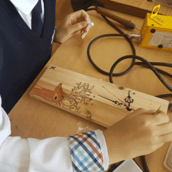 진로직업 방문체험 공예/디자인체험프로그램 원목시계 만들기2