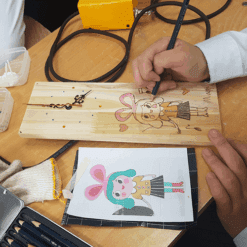 진로직업 방문체험 공예/디자인체험프로그램 원목시계 만들기3