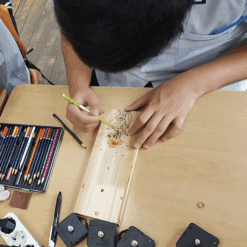 진로직업 방문체험 공예/디자인체험프로그램 원목시계 만들기7