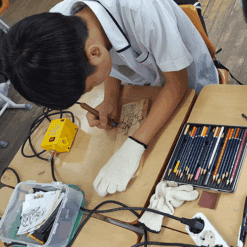 진로직업 방문체험 공예/디자인체험프로그램 원목시계 만들기8