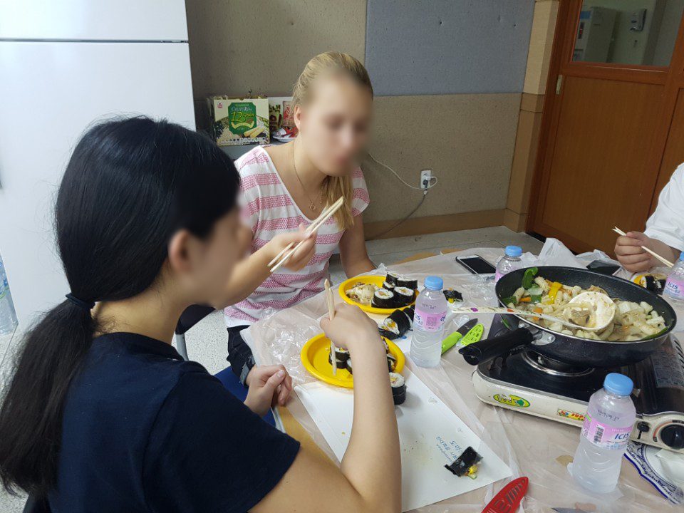 진로직업 방문체험 자유학년제 김밥11
