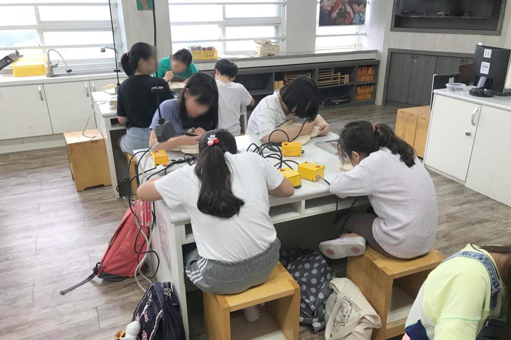진로직업 방문체험 자유학년제 우드버닝4
