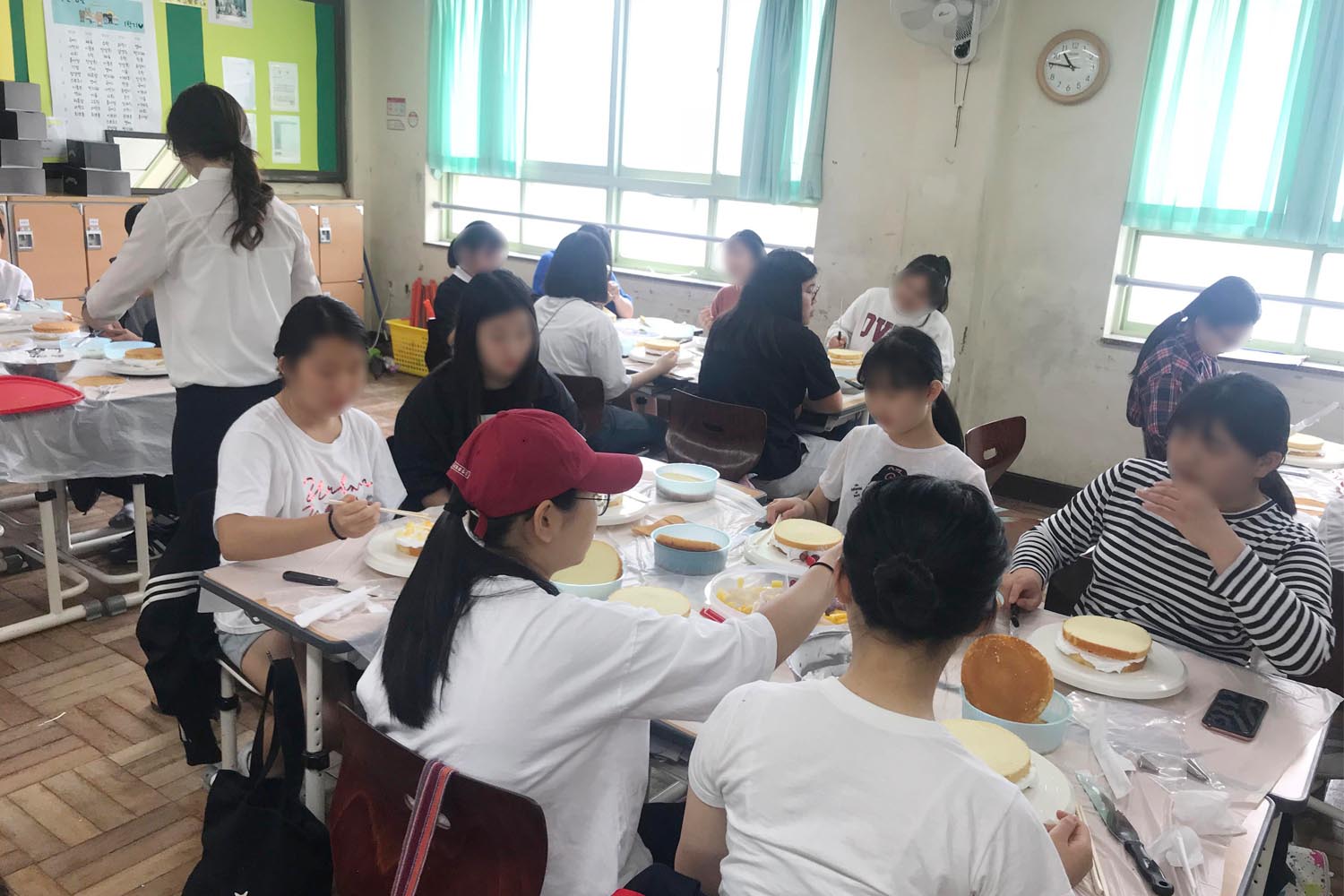 진로직업 방문체험 자유학년제 케이크1