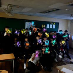 자유학년제 진로직업 방문체험 네온사인