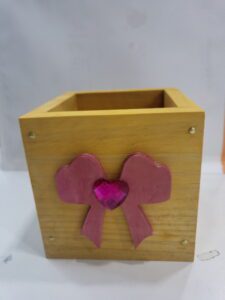 목공예-한칸 연필꽂이