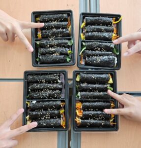 꼬마김밥만들기