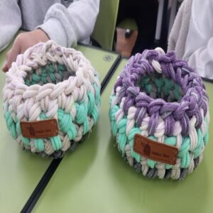 양말목바구니(업사이클링)