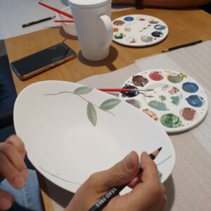 도자기 공예가(도자기 접시 페인팅)