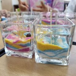 Alternative view of 투명 양초 색모래