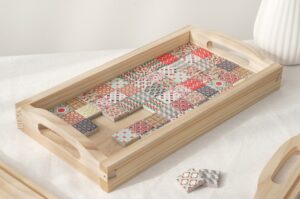 우드 타일 트레이 만들기