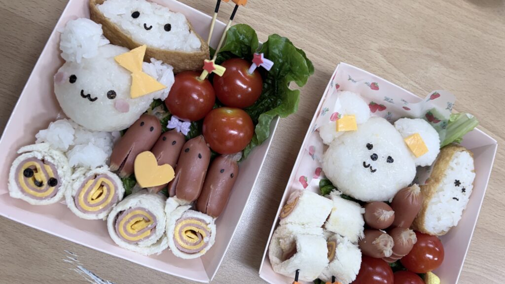 캐릭터도시락 만들기